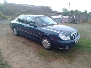 2007 Hyundai Sonata ТагАЗ IV (EF) Рестайлинг, синий, 470000 рублей, вид 1
