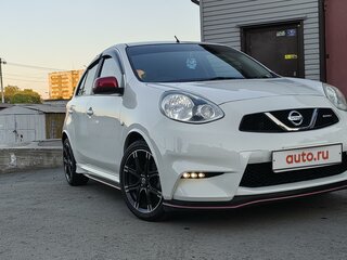 2014 Nissan March IV (K13) Рестайлинг, белый, 760000 рублей, вид 1