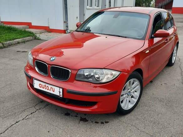 2009 BMW 1 серии 116i I (E81/E82/E87/E88) Рестайлинг, красный, 770000 рублей