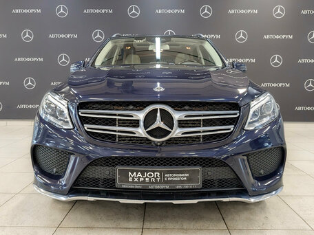 2017 Mercedes-Benz GLE 350 d I (W166), синий, 4390000 рублей, вид 2