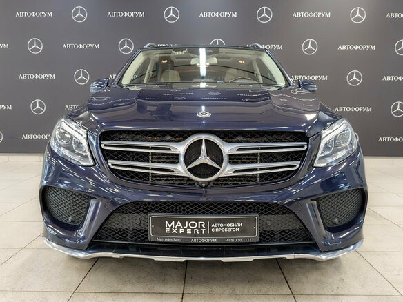 2017 Mercedes-Benz GLE 350 d I (W166), синий, 4390000 рублей - вид 2