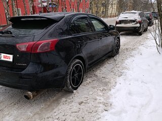 2008 Mitsubishi Lancer X, чёрный, 680000 рублей, вид 4