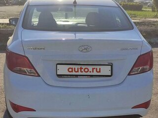 2014 Hyundai Solaris I Рестайлинг, белый, 770000 рублей, вид 4