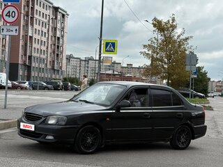 2009 Hyundai Accent ТагАЗ II, чёрный, 270000 рублей, вид 1