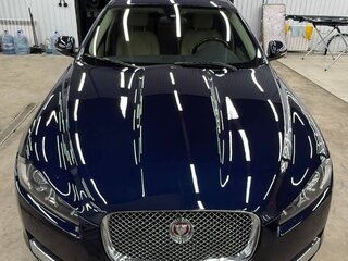 2015 Jaguar XF I Рестайлинг, синий, 1800000 рублей, вид 2