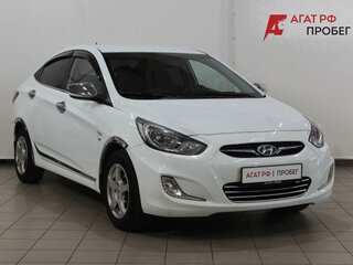 2012 Hyundai Solaris I, белый, 831600 рублей, вид 3