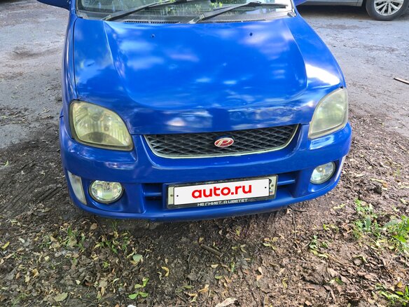 2001 Subaru Pleo I Рестайлинг, синий