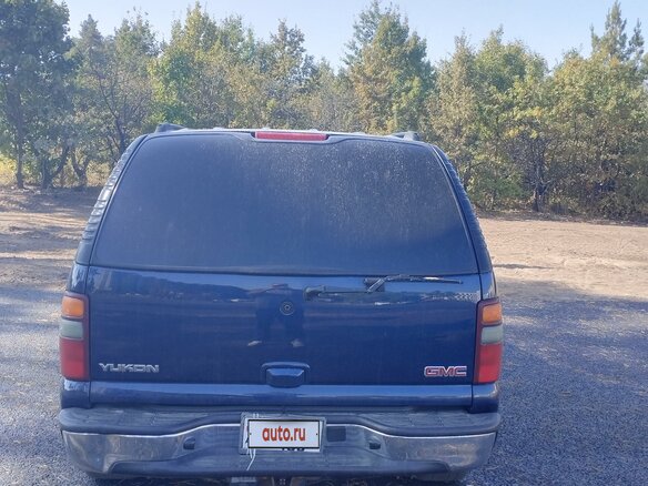 2002 GMC Yukon II (GMT800), синий, 445000 рублей - вид 1