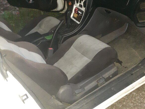 1998 Mitsubishi Eclipse II, белый - вид 5