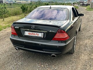 2003 Mercedes-Benz S-Класс 500 IV (W220) Рестайлинг, чёрный, 1000000 рублей, вид 4