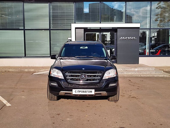 2010 Mercedes-Benz M-Класс 350 II (W164) Рестайлинг, чёрный - вид 1