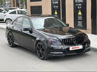 2011 Mercedes-Benz C-Класс 180 BlueEFFICIENCY III (W204) Рестайлинг, чёрный, 1260000 рублей, вид 1