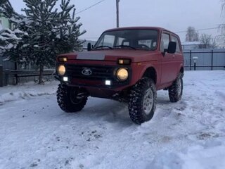 1990 Lada (ВАЗ) 2121 (4x4) I, красный, 150000 рублей, вид 4