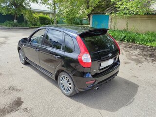 2015 Lada (ВАЗ) Kalina Sport II, чёрный, 440000 рублей, вид 3