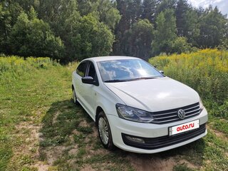 2020 Volkswagen Polo V Рестайлинг, белый, 997000 рублей, вид 4