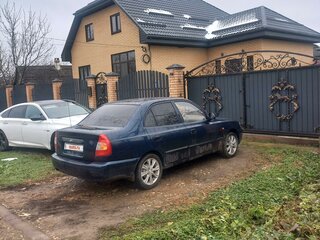 2011 Hyundai Accent ТагАЗ II, синий, 625000 рублей, вид 1