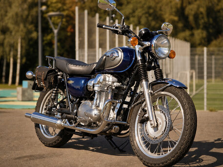 2014 Kawasaki W 800, синий, 725000 рублей, вид 2