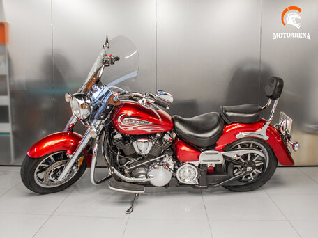 2010 Yamaha XV 1700 Road Star, красный, 629959 рублей, вид 4