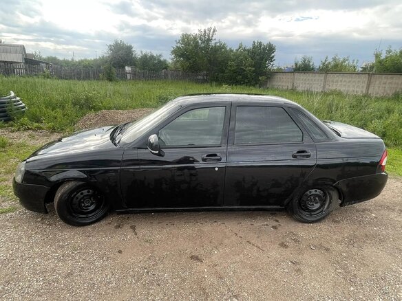 2008 Lada (ВАЗ) Priora I, чёрный, 165000 рублей - вид 3