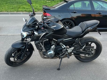 2017 Kawasaki Z 650, чёрный, 600000 рублей, вид 3