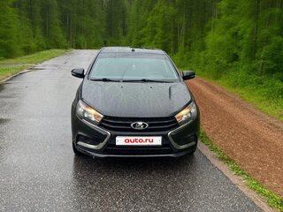 2018 Lada (ВАЗ) Vesta I, чёрный, 850000 рублей, вид 1