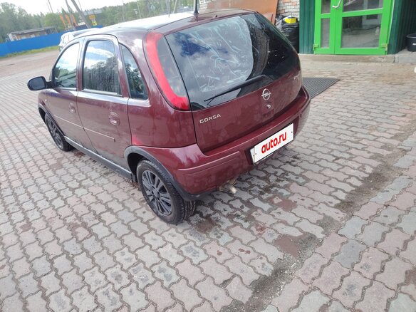 2005 Opel Corsa C Рестайлинг, красный, 145000 рублей - вид 6