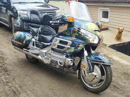 2005 Honda GL 1800 Gold Wing, чёрный, 1500000 рублей, вид 4