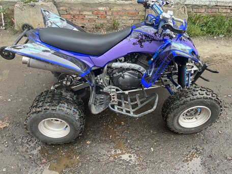 2008 Yamaha Raptor YFM350, синий, 300000 рублей, вид 2