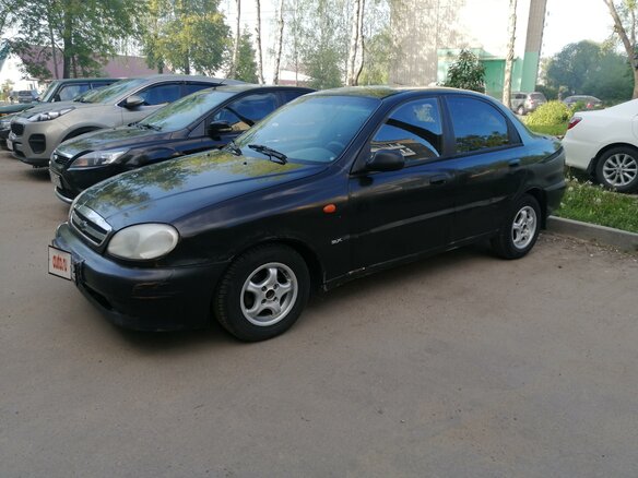 2007 Chevrolet Lanos I, чёрный