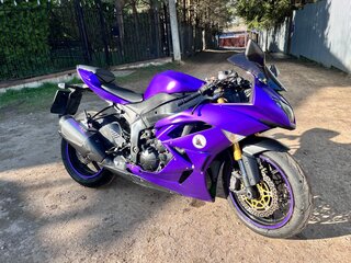 2013 Kawasaki ZX-6 Ninja, фиолетовый, 650000 рублей, вид 4