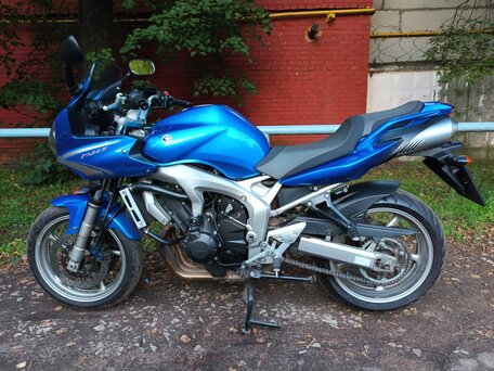 2009 Yamaha FZS600 Fazer, голубой, 475000 рублей, вид 1