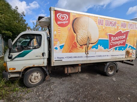 2005 Hyundai HD72, белый, 1000000 рублей, вид 3