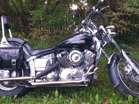 2003 Yamaha XVS400 Drag Star, чёрный, 310000 рублей, вид 2