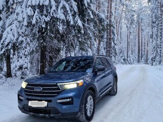2019 Ford Explorer VI, синий, 3700000 рублей, вид 2