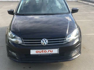 2015 Volkswagen Polo V Рестайлинг, чёрный, 835000 рублей, вид 1