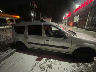 2013 Lada (ВАЗ) Largus I, серебристый, 485000 рублей, вид 4