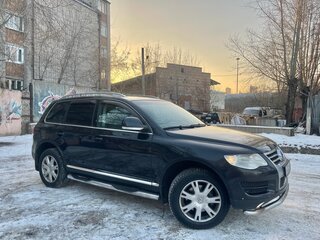 2007 Volkswagen Touareg I Рестайлинг, чёрный, 1750000 рублей, вид 4