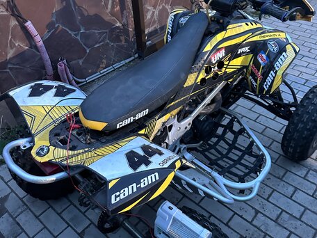 2009 BRP Can-Am DS 450, чёрный, 950000 рублей, вид 4
