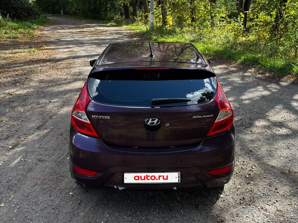 2012 Hyundai Solaris I, фиолетовый - вид 7