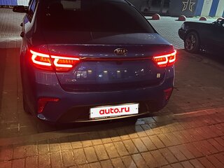 2019 Kia Rio IV, синий, 1800000 рублей, вид 4