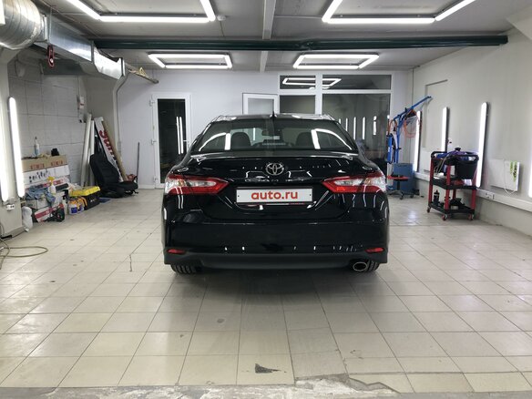 2019 Toyota Camry VIII (XV70), чёрный, 3250000 рублей - вид 6