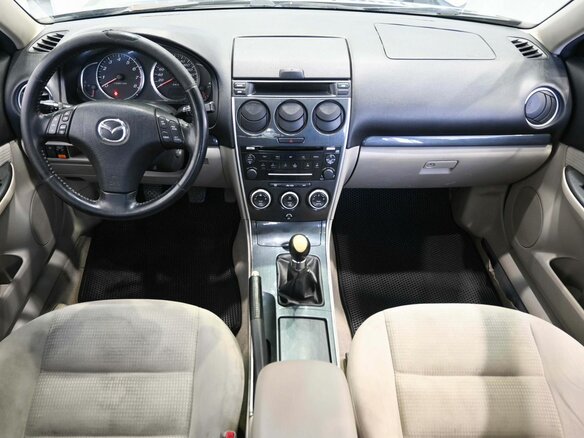 2006 Mazda 6 I (GG) Рестайлинг, серебристый - вид 9