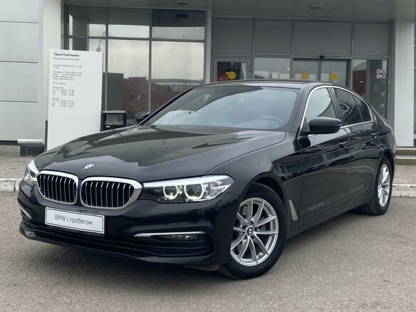 2019 BMW 5 серии 520i VII (G30/G31/G38), чёрный