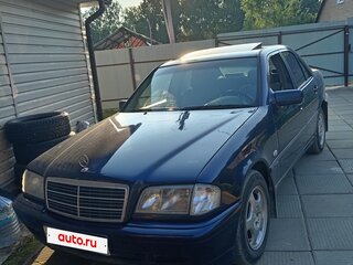 1997 Mercedes-Benz C-Класс 180 I (W202) Рестайлинг, синий, 440000 рублей, вид 1