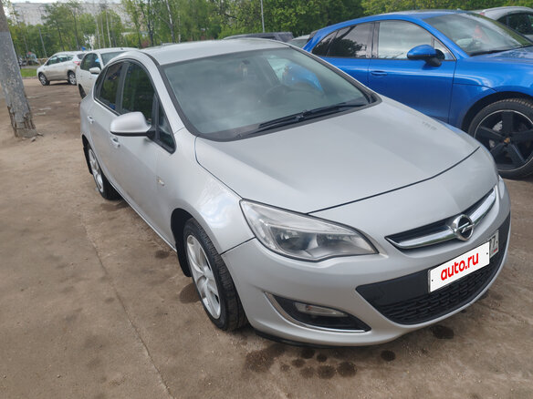 2013 Opel Astra J Рестайлинг, серый - вид 4