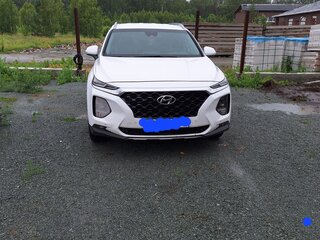 2019 Hyundai Santa Fe IV, белый, 3100000 рублей, вид 2