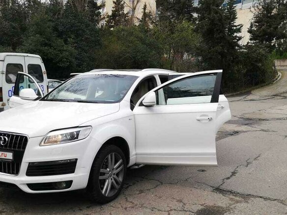 2008 Audi Q7 I (4L), белый, 1300000 рублей - вид 5