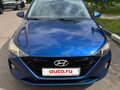 2022 Hyundai Solaris II Рестайлинг, синий, 1370000 рублей - вид 1