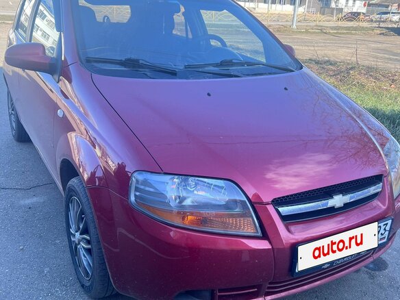 2006 Chevrolet Aveo I, красный, 440000 рублей - вид 7