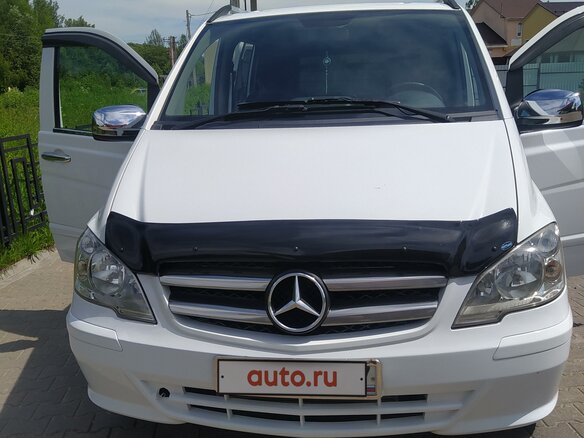 2014 Mercedes-Benz Vito 110 CDI L3 II (W639) Рестайлинг, белый, 2300000 рублей - вид 1